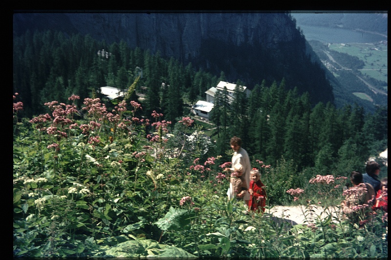 07.Krippenstein jul 1972 Mama,Brigitte,Peter.JPG